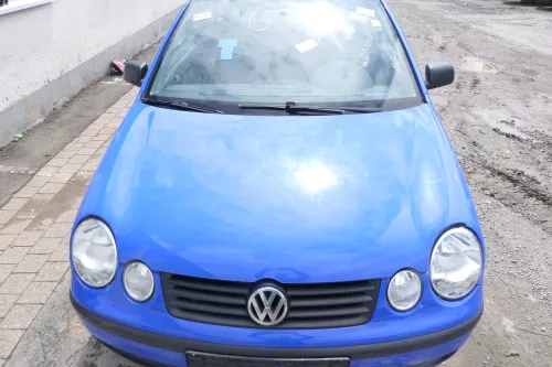 VW Polo 9N Motorhaube Klappe Haube vorne blau LA5F bis ca. Bj. 2004
