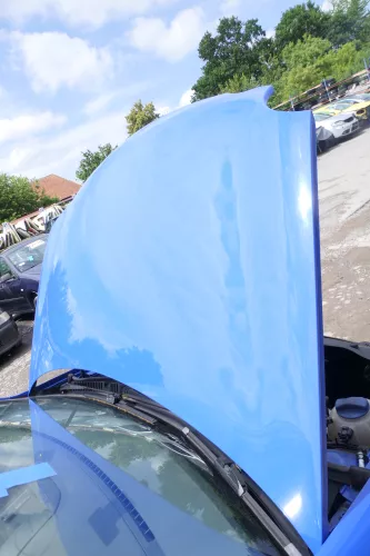 VW Polo 9N Motorhaube Klappe Haube vorne blau LA5F bis ca. Bj. 2004 (175902)