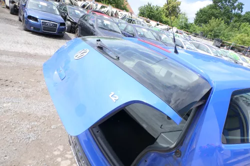 VW Polo 9N Fun Heckklappe Kofferraumklappe Klappe hinten blau LA5F (175906)