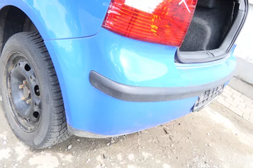 VW Polo 9N 9N3 Stoßstange Heckstoßstange hinten blau LA5F (175913)