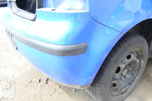 VW Polo 9N 9N3 Stoßstange Heckstoßstange hinten blau LA5F (175913)