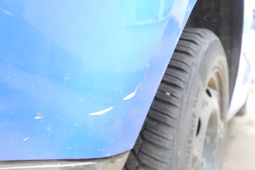 VW Polo 9N 9N3 Stoßstange Heckstoßstange hinten blau LA5F (175913)