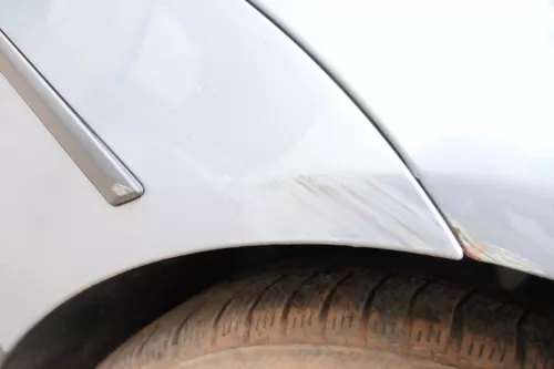 Passat 3C Kombi Stoßstange hinten Heckstoßstange Stoßfänger blau LC7Z PDC (175936)