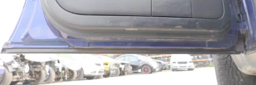 Audi A6 4B C5 Tür nur Türblatt vorne links Fahrertür blau LZ5K - Rost (176050)