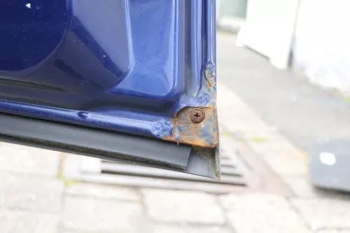 Audi A6 4B C5 Tür nur Türblatt vorne rechts Beifahrertür blau LZ5K (176051)