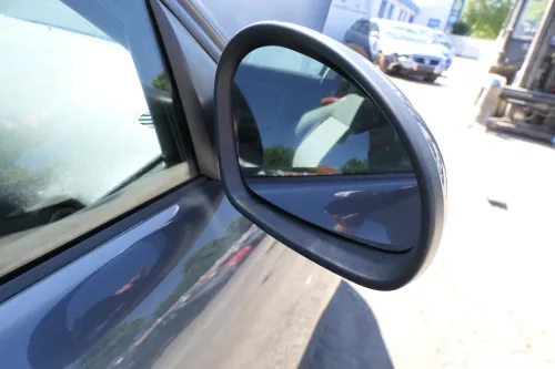 Seat Ibiza 6L elektrisch elektrischer Spiegel Außenspiegel rechts grau LS7Z Glas