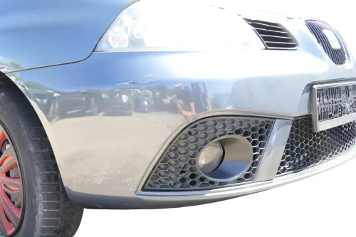 Seat Ibiza 6L Stoßstange Frontstoßstange vorne grau LS7Z ab Ende 2006 Facelift (176096)