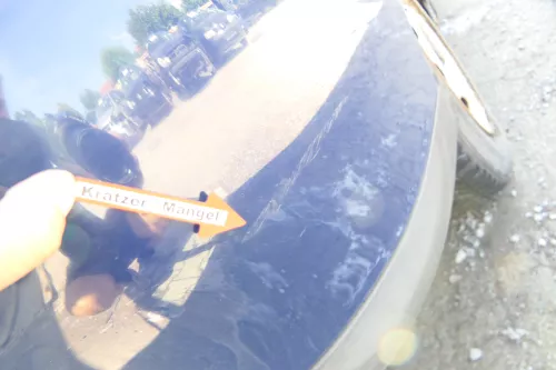 Cordoba VArio 6K Variant Stoßstange hinten Heckstoßstange blau LA5E (176146)