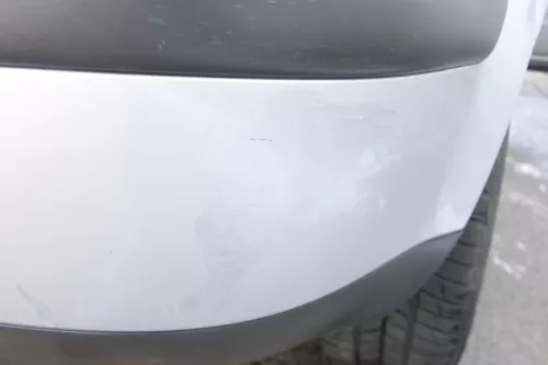 VW Golf 4 Limousine Stoßstange hinten Heckstoßstange Stoßfänger silber LA7W (176163)