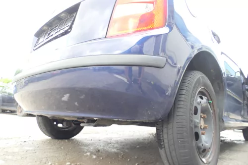 Skoda Fabia 6Y Schrägheck Stoßstange hinten Heckstoßstange blau LF5U (176181)