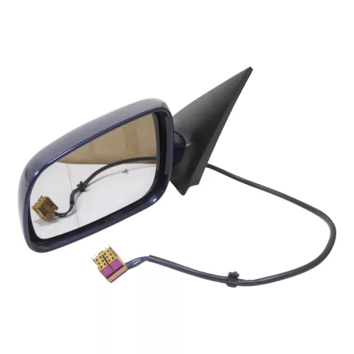 Skoda Fabia 6Y elektrisch Spiegel Außenspiegel links mit Glas blau LF5U (176188)