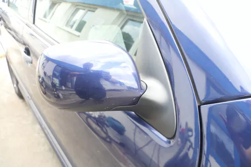 Skoda Fabia 6Y elektrisch Spiegel Außenspiegel rechts mit Glas blau LF5U