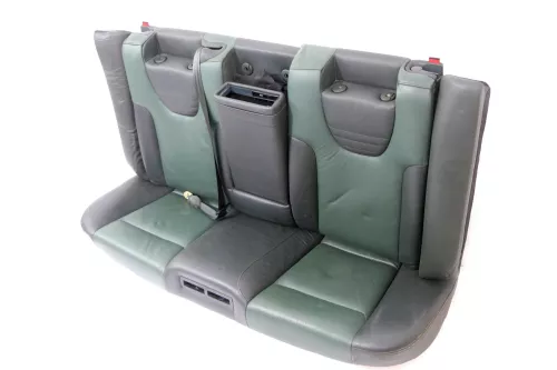 A6 4B Avant Kombi Rückbank Rücksitzbank Sitz Rücksitz 3 Punkt Leder grün Recaro (176270)