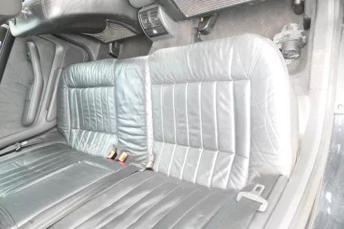 A6 4B Kombi Avant Rückbank Rücksitzbank Sitz Rücksitz Buffalino schwarz Leder (176319)