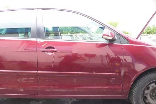 VW Polo 9N 9N3 Tür vorne rechts Beifahrertür 4/5-Türer rot LC3R ohneAnba