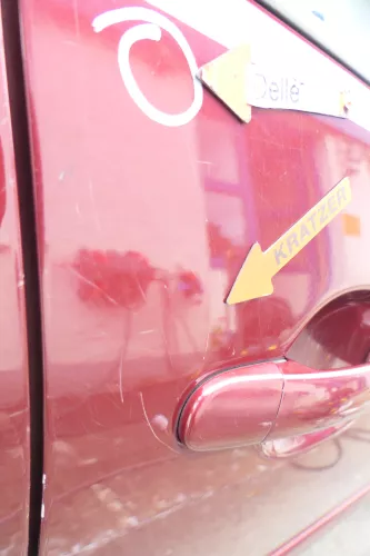 VW Polo 9N 9N3 Tür vorne rechts Beifahrertür 4/5-Türer rot LC3R ohneAnba (176366)