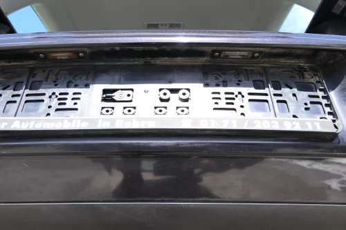 VW Polo 9N 9N3 Stoßstange Heckstoßstange hinten schwarz LC9Z (176389)