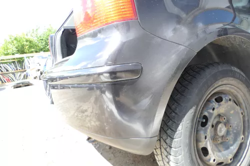 VW Polo 9N 9N3 Stoßstange Heckstoßstange hinten schwarz LC9Z (176389)