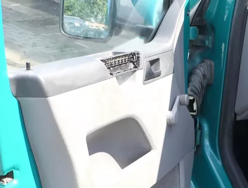 VW T5 Türverkleidung Verkleidung Tür vorne links grau 7H0867103M (176402)