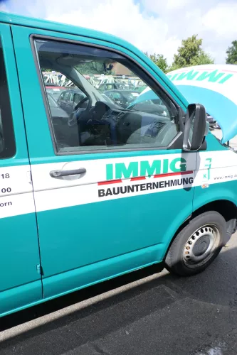 VW T5 T6 Tür vorne rechts Beifahrertür weiß grün (ohne Anbauteile) Facelift (176405)