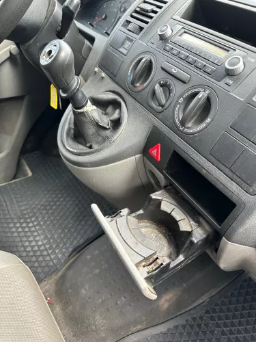 VW T5 Schaltung Schalthebel 5-Gang Schaltknauf Schaltsack Schaltehebel Schaltun (176427)