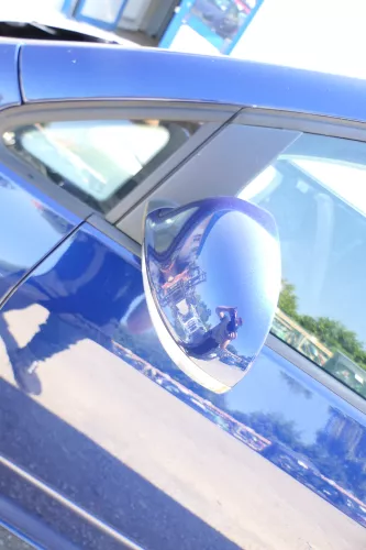 Golf 5 5M Plus elektrischer Spiegel Außenspiegel links Blinker blau LD5Q memory