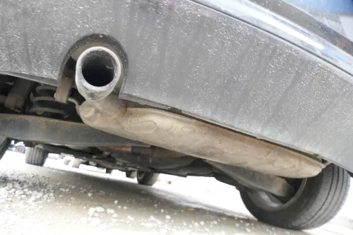Audi A3 8P Auspuff Endschalldämpfer hinten 1,6  Motor BAG BLP BLF Mittelschal