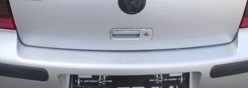 VW Golf 4 Limousine Stoßstange hinten Heckstoßstange Stoßfänger silber LA7W (176617)