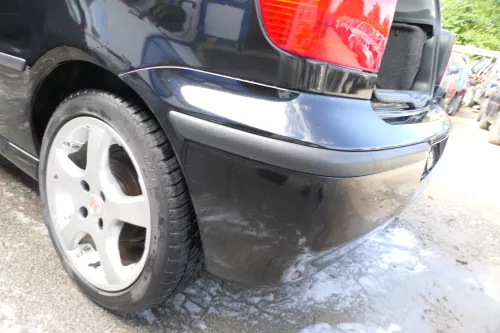 VW Polo 6N2 Stoßstange hinten Heckstoßstange Stoßfänger schwarz L041 (176648)