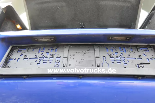 VW Polo 6N2 Stoßstange hinten Heckstoßstange Stoßfänger blau LA5C surf (176660)