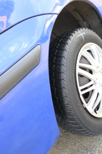 VW Polo 6N2 Stoßstange hinten Heckstoßstange Stoßfänger blau LA5C surf (176660)