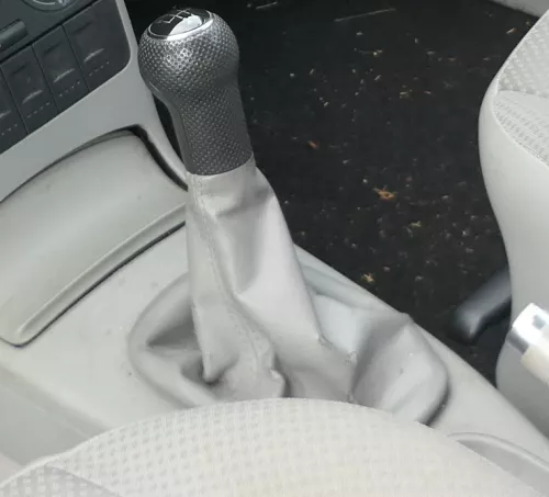 VW Lupo Polo 6N2 Schaltknauf Schaltsack Schaltung Schaltknüppel grau