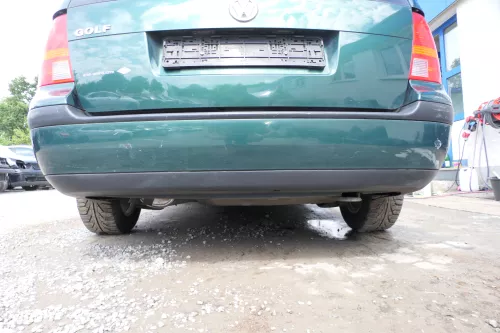 VW Golf 4 Bora Kombi Stoßstange hinten Heckstoßstange Stoßfänger grün LC6M