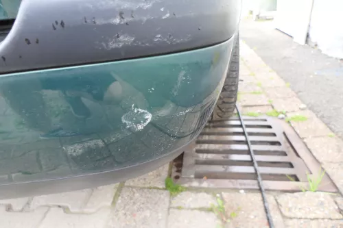 VW Golf 4 Bora Kombi Stoßstange hinten Heckstoßstange Stoßfänger grün LC6M (176672)