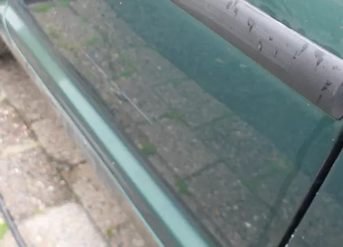 VW Golf 4 Bora Tür hinten rechts nur Kombi / Variant grün LC6M - ohne Anbauteile (176675)