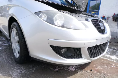 Seat Altea 5P Stoßstange vorne Frontstoßstange Stoßfänger grau LS7N + Grill (176740)