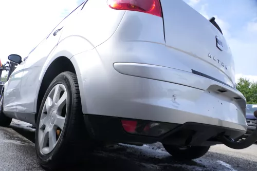 Seat Altea 5P Stoßstange hinten Heckstoßstange Stoßfänger grau silber LS7N (176745)