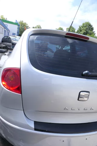 Seat Altea 5P Stoßstange hinten Heckstoßstange Stoßfänger grau silber LS7N (176745)