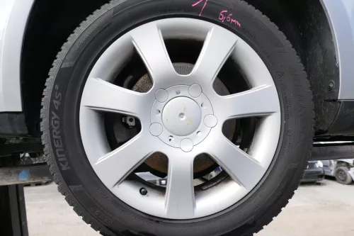 4x Seat Altea 5P Alufelgen 205/65R16 94H Winterreifen Reifen 2x 5mm  5P0601025B (176790)