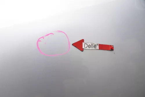 Golf 5 V 1K Tür nur Türblatt vorne rechts Beifahrertür 2/3-Türer silber LA7W (176919)