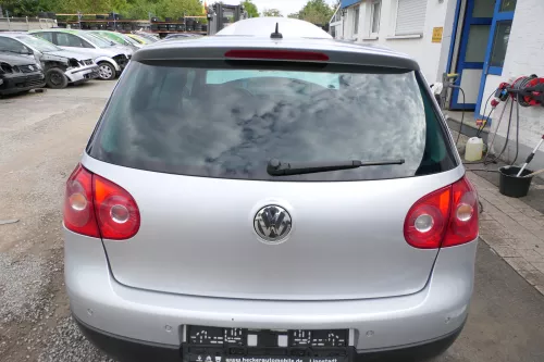 VW Golf 5 1K Limousine Stoßstange hinten Heckstoßstange silber LA7W PDC (176944)