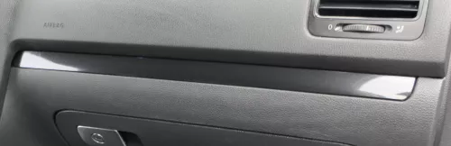 VW Golf 5 1K Verkleidung Abdeckung Dekor links + rechts - schwarz/onyx (176945)