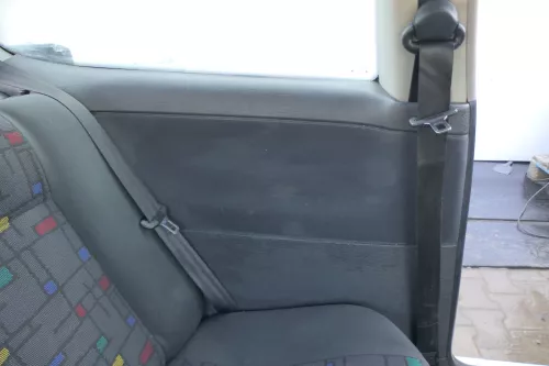 Polo 6N Seitenverkleidung Verkleidung Tür hinten links 2/3-Türer off-black schw