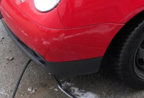 VW Lupo 6X Stoßstange vorne Frontstoßstange Stoßfänger rot LP3G (177049)