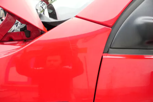 VW Lupo Kotflügel vorne links rot LP3G vorn (177050)