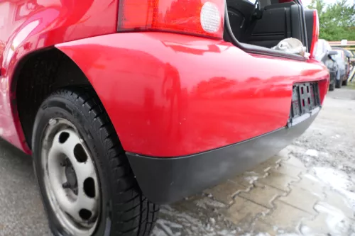 VW Lupo Stoßstange hinten Heckstoßstange Stoßfänger rot LP3G (177055)