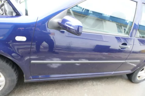 VW Golf 4 Tür vorne links Fahrertür 2/3-Türer blau LB5N ohneAnbauteile (177091)