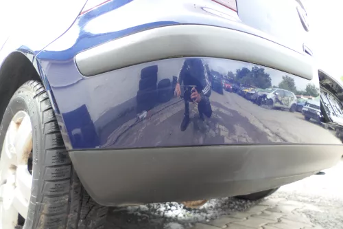 VW Golf 4 Limousine Stoßstange hinten Heckstoßstange Stoßfänger blau LB5N (177095)