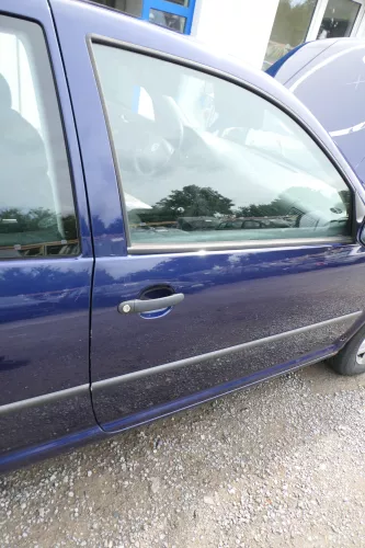 VW Golf 4 Tür vorne rechts Beifahrertür 2/3-Türer blau LB5N ohnAnbauteile (177097)