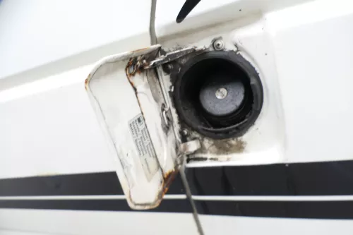 VW T4 Tankdeckel Tankklappe Tank Deckel Klappe weiß R902 (177146)